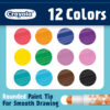 54-6213 Doodle and Draw Acrylic Paints Acrylic Paint Doodle Sticks, 12 Per Pack, 2 Packs