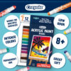 54-6213 Doodle and Draw Acrylic Paints Acrylic Paint Doodle Sticks, 12 Per Pack, 2 Packs