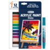 54-6213 Doodle and Draw Acrylic Paints Acrylic Paint Doodle Sticks, 12 Per Pack, 2 Packs