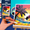 54-6213 Doodle and Draw Acrylic Paints Acrylic Paint Doodle Sticks, 12 Per Pack, 2 Packs