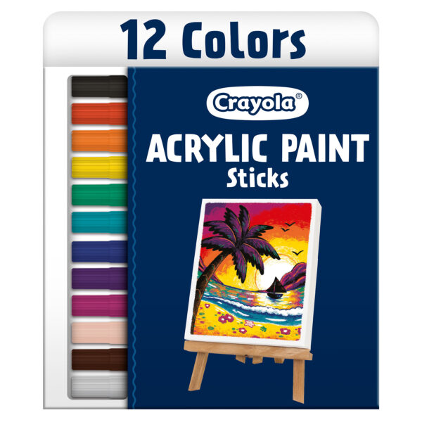 54-6213 Doodle and Draw Acrylic Paints Acrylic Paint Doodle Sticks, 12 Per Pack, 2 Packs
