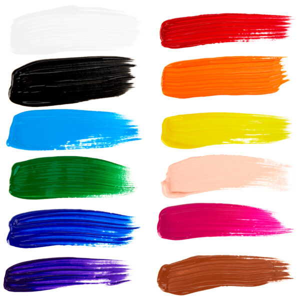 Premier Tempera Paint Set, 16 oz. Assorted Colors, Set of 12