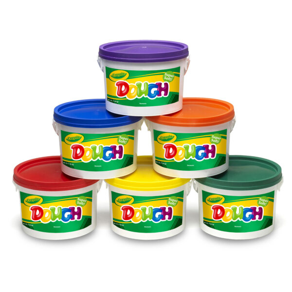 ERSBIN570016.jpg Super Soft Modeling Dough, Assorted Colors, Pack of 6