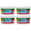 Air Dry Clay, 2.5lb Tub, Red, Pack of 4