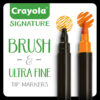 Signature Brush & Detail Dual-Tip Markers, Pack of 16