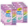 Supertip Markers, Pastel, 20 Per Pack, 6 Packs