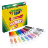 Broad Line Markers, Assorted, 12 Per Box, 6 Boxes