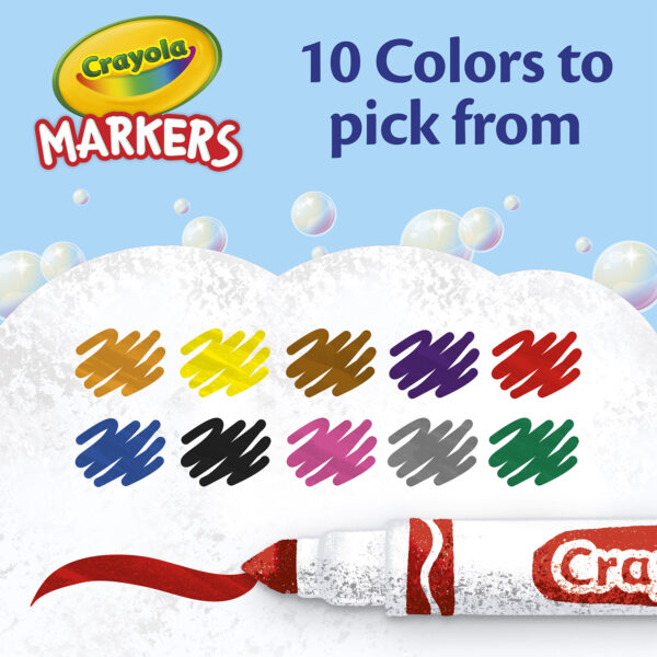 Broad Line Markers, Classic Colors, 10 Per Box, 6 Boxes