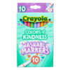Colors of Kindness Fine Line Washable Markers, 10 Per Pack, 6 Packs