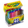 Washable Markers, Broad Line, Assorted Colors, Pack of 40