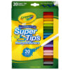 Washable Super Tips Markers, 20 Per Box, 6 Boxes