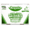 Ultra-Clean Washable Markers Classpack, Broad Line, 8 Colors, Pack of 200