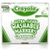 Ultra-Clean Washable Markers Classpack, Fine Line, 10 Colors, Pack of 200
