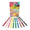 Silly Scents Smash Ups Slim Washable Scented Markers, 10 Per Pack, 6 Packs