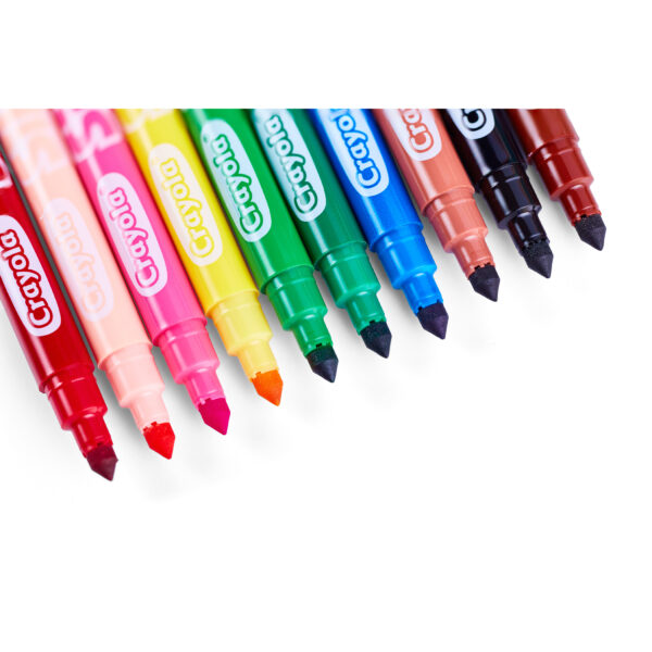 Silly Scents Smash Ups Slim Washable Scented Markers, 10 Per Pack, 6 Packs