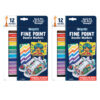 Doodle & Draw Fine Point Doodle Marker, 12 Per Pack, 2 Packs