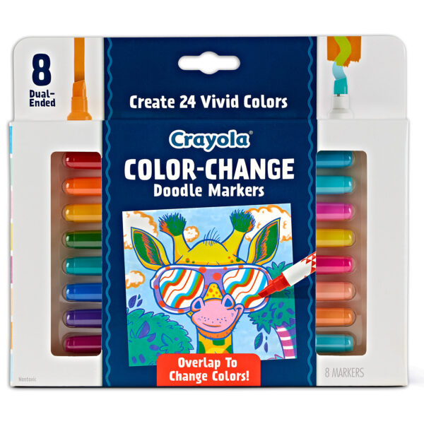 Doodle & Draw Color Change Doodle Marker, 8 Per Pack, 2 Packs