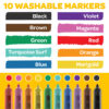 Crayola 10 Ct Washable CLICKS Retractable Markers