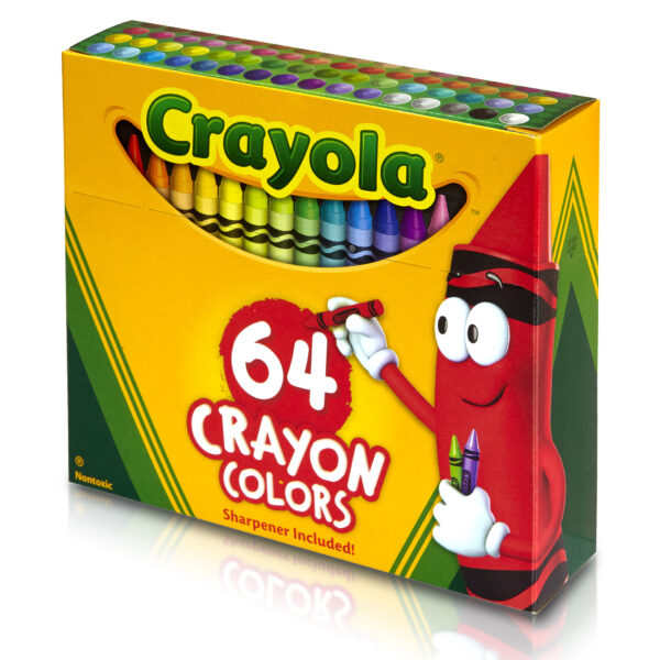 ERSBIN64-3_3.jpg Crayons, Regular Size, 64 Per Box, 3 Boxes