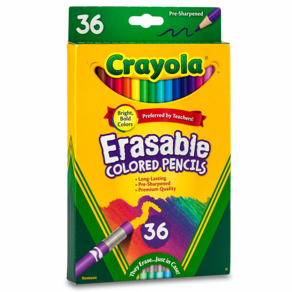 ERSBIN681036.jpg Erasable Colored Pencils, 36 Count