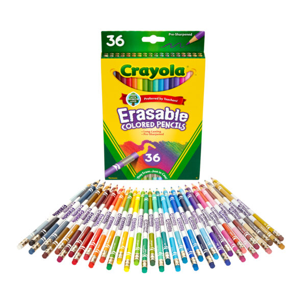 ERSBIN681036_1.jpg Erasable Colored Pencils, 36 Count