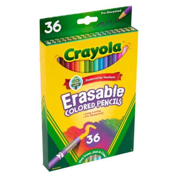 ERSBIN681036_2.jpg Erasable Colored Pencils, 36 Count