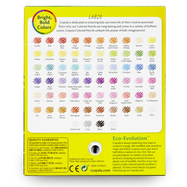 Short Colored Pencils, 64 Per Pack, 2 Packs