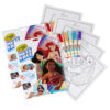 Color Wonder, Foldalope, Disney Princess Color Wonder Mess Free Coloring Pad & Markers, Princess, 2 Sets