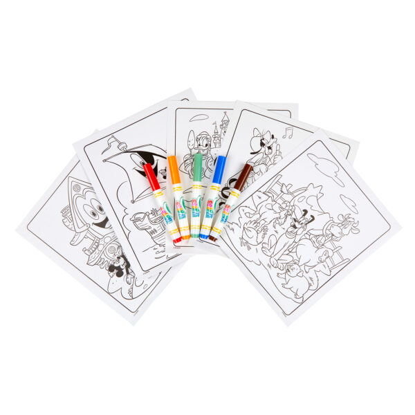 Color Wonder, Foldalope, Mickey Mouse, Funhouse Color Wonder Coloring Pad & Markers, Mickey, 2 Sets