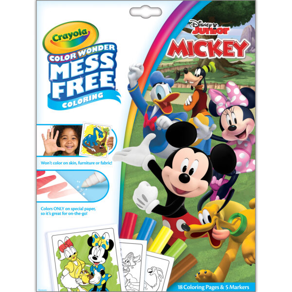 75-7006-0-205_Color Wonder_Foldalope_Mickey-Reference Color Wonder Coloring Pad & Markers, Mickey, 2 Sets