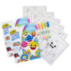 Color Wonder, Foldalope, Pinkfong, Baby Shark Color Wonder Mess Free Coloring Pad & Markers, Baby Shark, 2 Sets