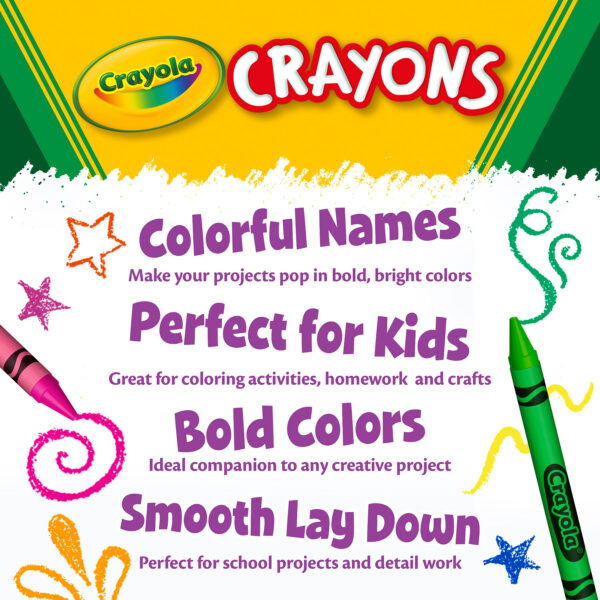Large Crayons, Tuck Box, 8 Colors Per Box, 12 Boxes