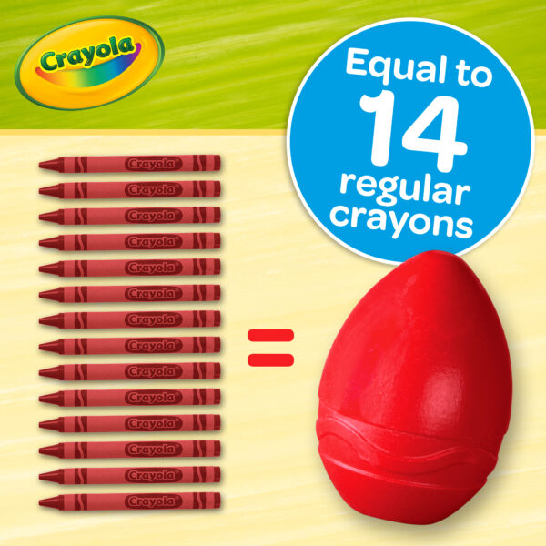 ERSBIN811450-3_3.jpg My First Crayola Washable Palm-Grasp Crayons, 3 Per Pack, 3 Packs