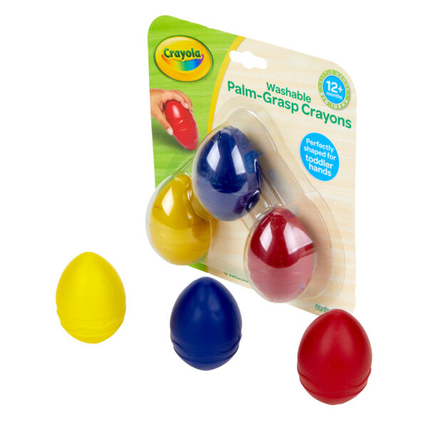 ERSBIN811450-3_5.jpg My First Crayola Washable Palm-Grasp Crayons, 3 Per Pack, 3 Packs