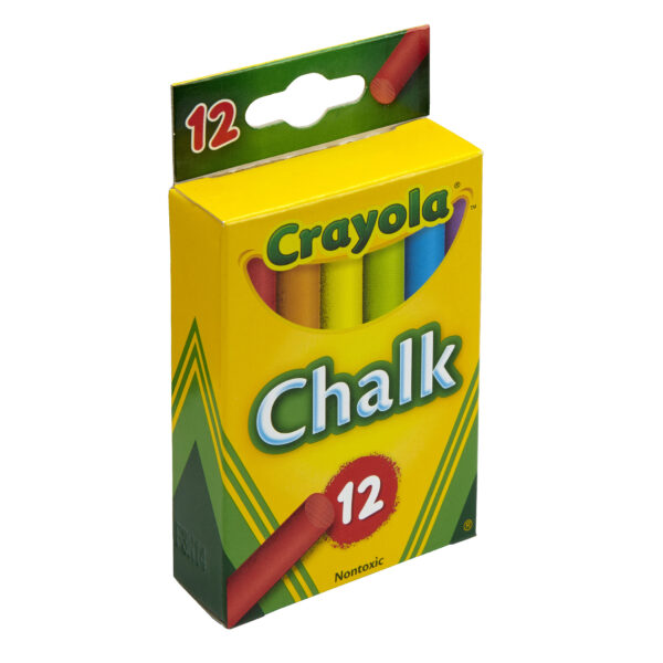 ERSBIN816-36_2.jpg Multi-Colored Children's Chalk, 12 Per Box, 36 Boxes