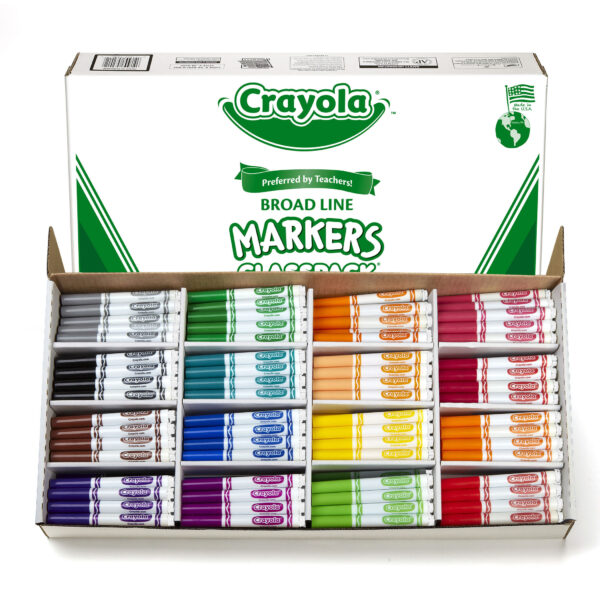 Original Formula Marker Classpack, Broad Line, 16 Colors, 256 Count
