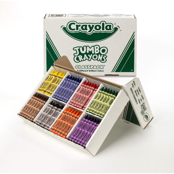 NA Crayon Classpack, Jumbo Size, 8 Colors, 200 Count