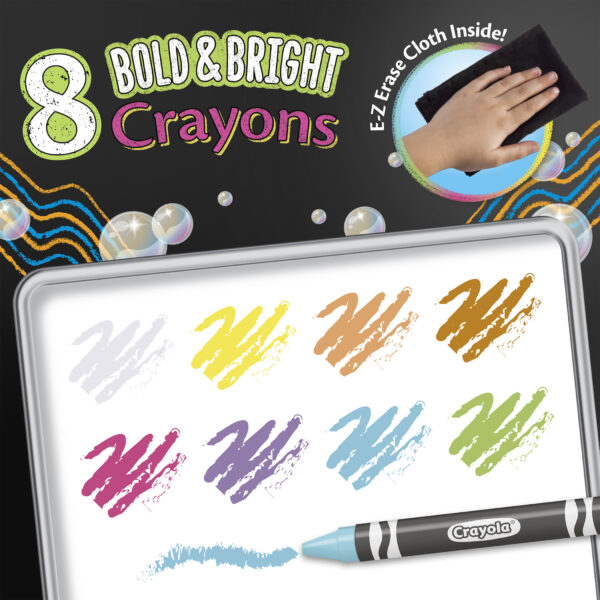 Dry Erase Washable Crayons, Bright Colors, 8 Per Pack, 6 Packs