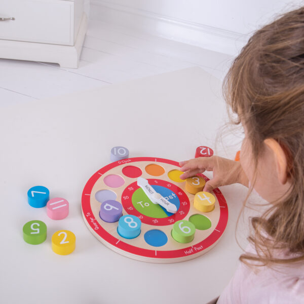 Wooden Teaching Clock