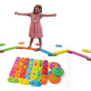 ERSBNVNMBROBSTC_2.jpg Wood Obstacle Course Balance Path with Numbers, 17 Pieces