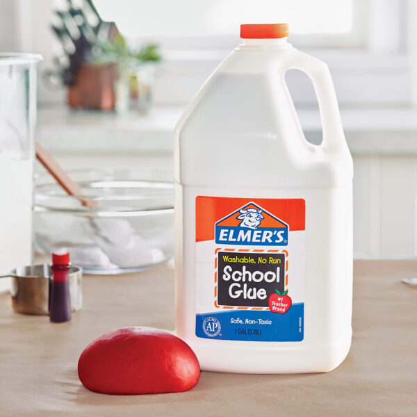 Version 1.0.0 Washable School Glue, Gallon, Pack of 6