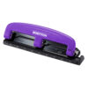 EZ Squeeze 3-Hole Punch, 12 Sheets, Purple