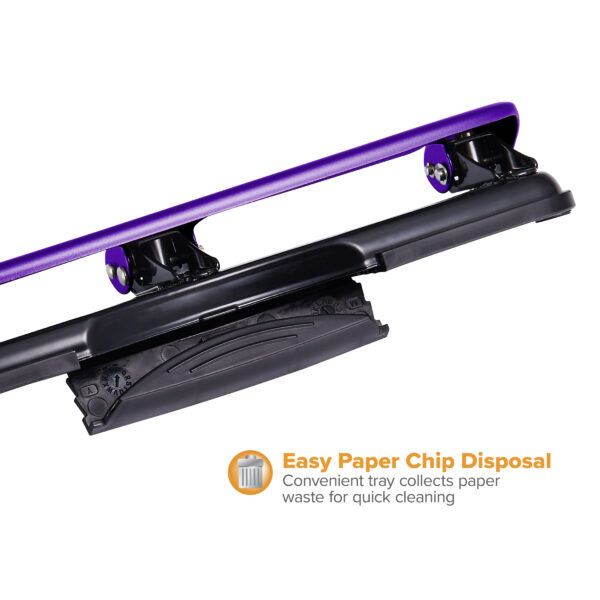 EZ Squeeze 3-Hole Punch, 12 Sheets, Purple