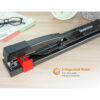 Long Reach Stapler, 20 Sheets, Black