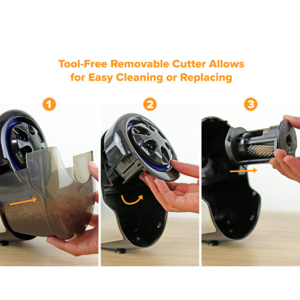 Web Bostitch Antimicrobial QuietSharp Glow Classroom Electric Pencil Sharpener
