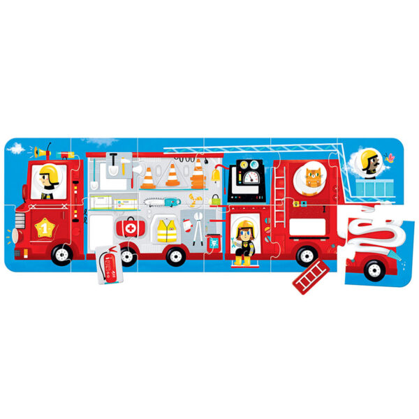 Make-a-Match Puzzle, Fire Truck