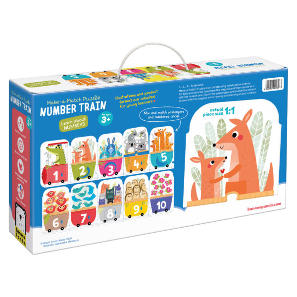 Make-a-Match Puzzle, Number Train, Age 3+