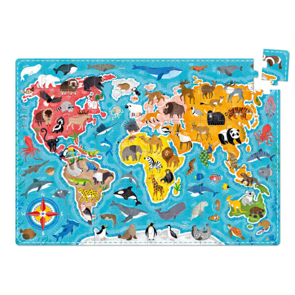 Puzzlove, Animals of The World, Ages 4+