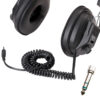Switchable Stereo-Mono Headphone, with 3.5mm plug and 1-4" adapter