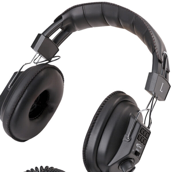 Switchable Stereo-Mono Headphone, with 3.5mm plug and 1-4" adapter